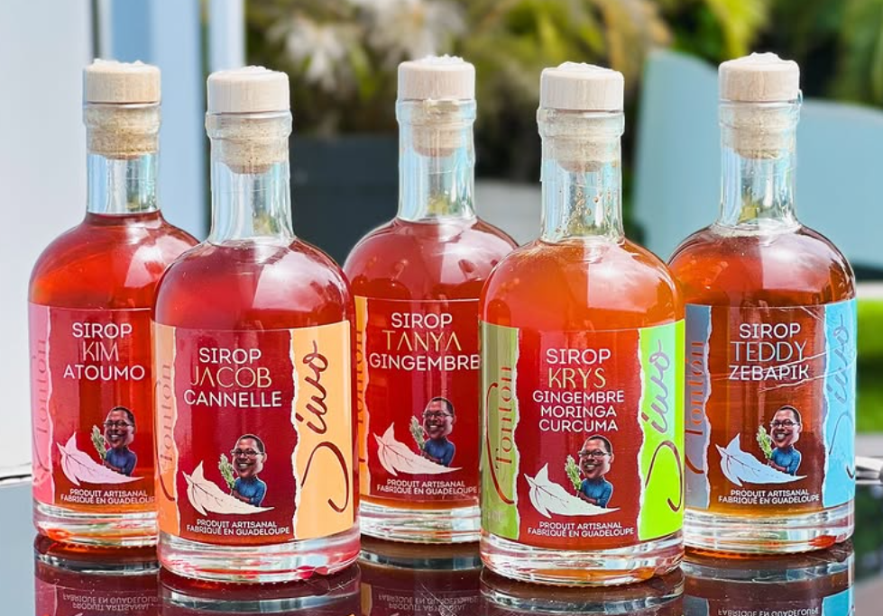 La gamme des sirops Tonton Siwo